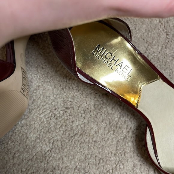 Michael Kors Burgundy Heels - Picture 3 of 3